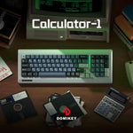 Load image into Gallery viewer, Domikey Cherry Profile Doubleshot Calculator Keycaps
