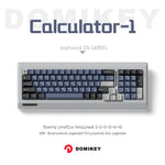 Load image into Gallery viewer, Domikey Cherry Profile Doubleshot Calculator Keycaps
