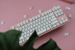 Load image into Gallery viewer, Cherry Profile Black on White PBT Keycap Set
