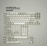 Load image into Gallery viewer, Beige PBT Dyesub Keycaps (Korean/Hangul Sublegends) - XMI/XIAMI
