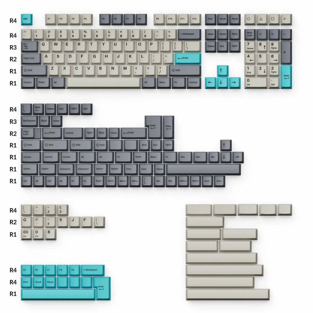 Keychron Cherry Profile Double-Shot PBT Keycaps