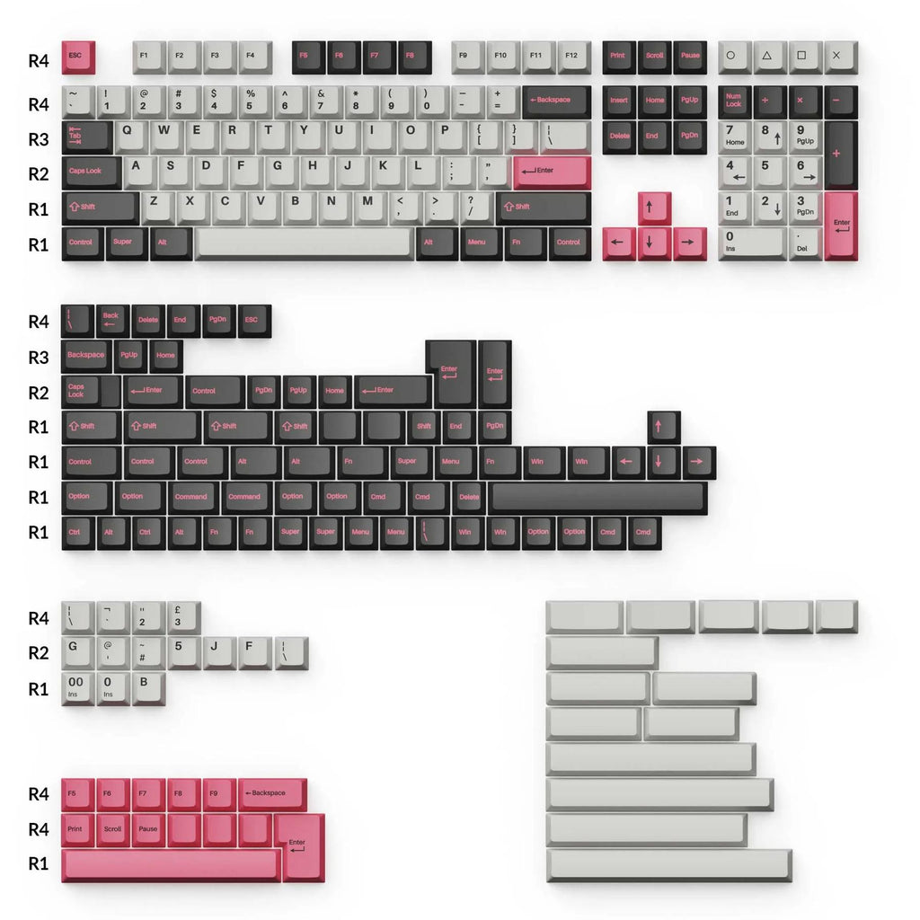 Keychron Cherry Profile Double-Shot PBT Keycaps