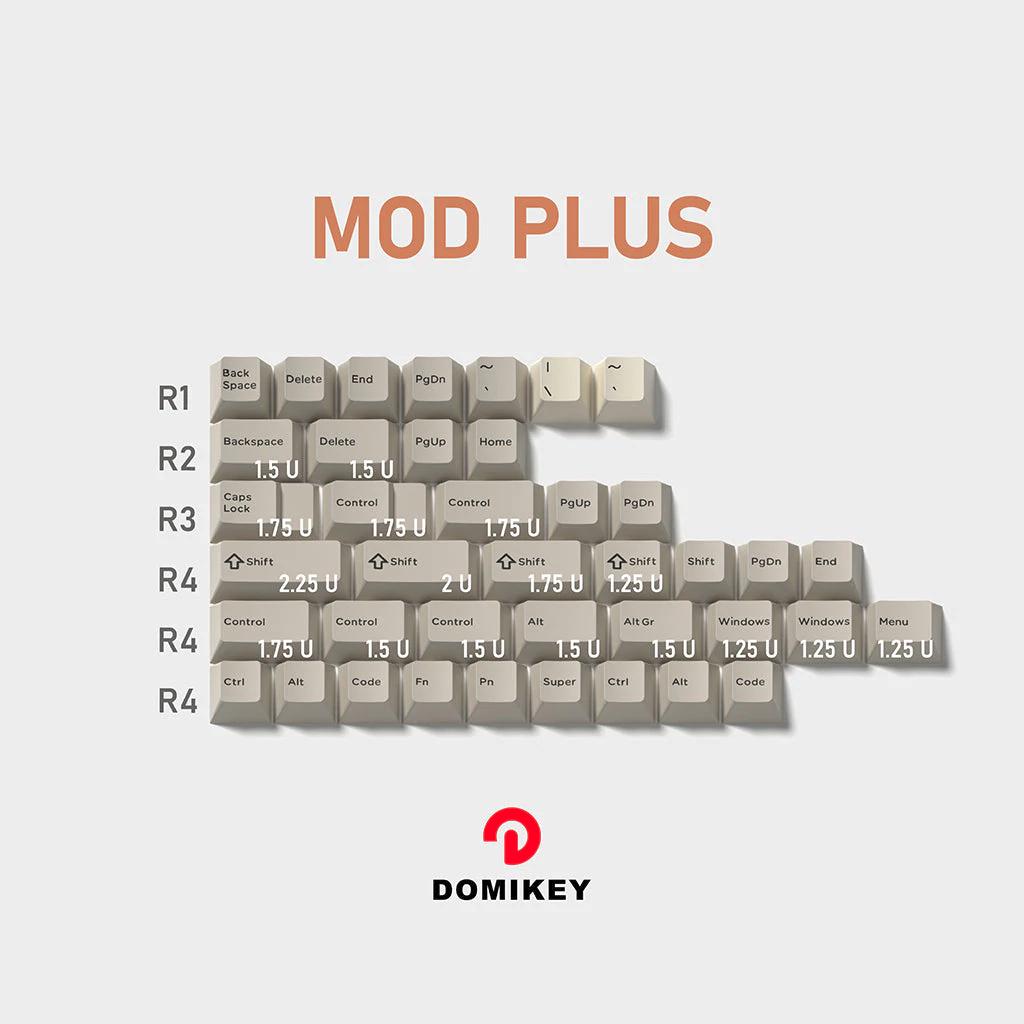 Domikey Cherry Profile Doubleshot Vintage Keycaps