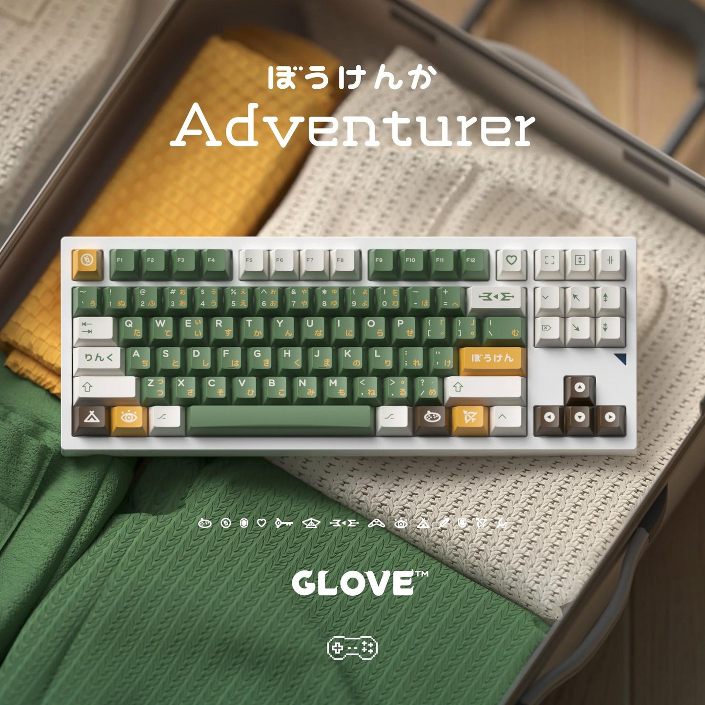 [GROUP BUY] GLOVE X DOMIKEY Adventurer Keycaps