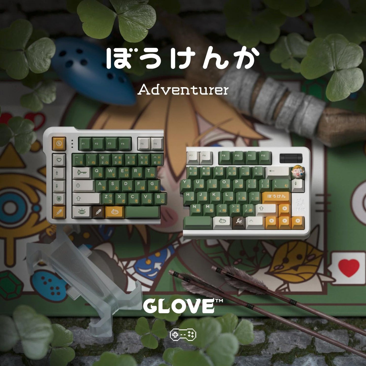 [GROUP BUY] GLOVE X DOMIKEY Adventurer Keycaps