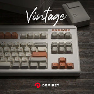 Domikey Cherry Profile Doubleshot Vintage Keycaps