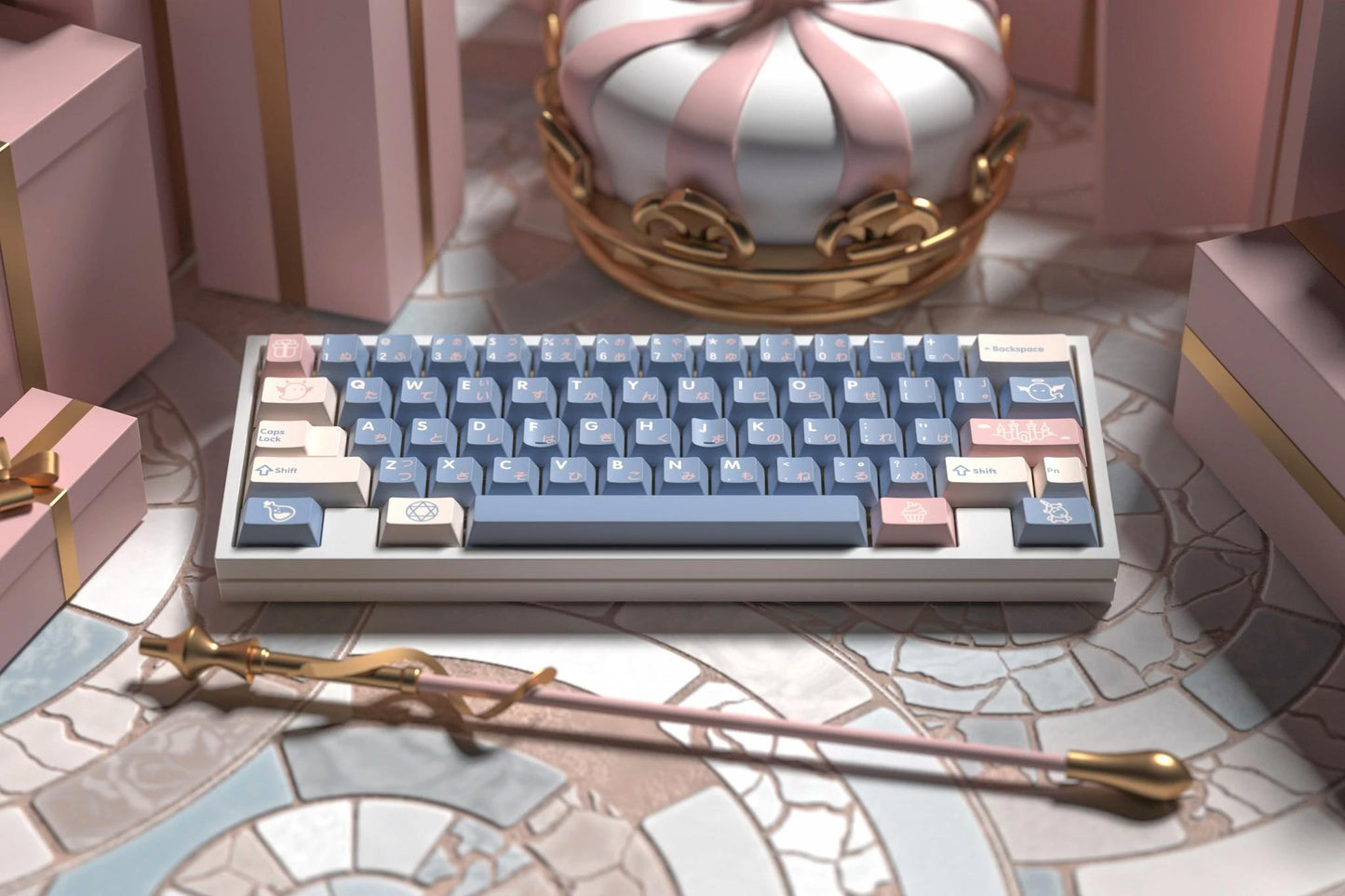 Domikey Gift Triple Shot Keycaps
