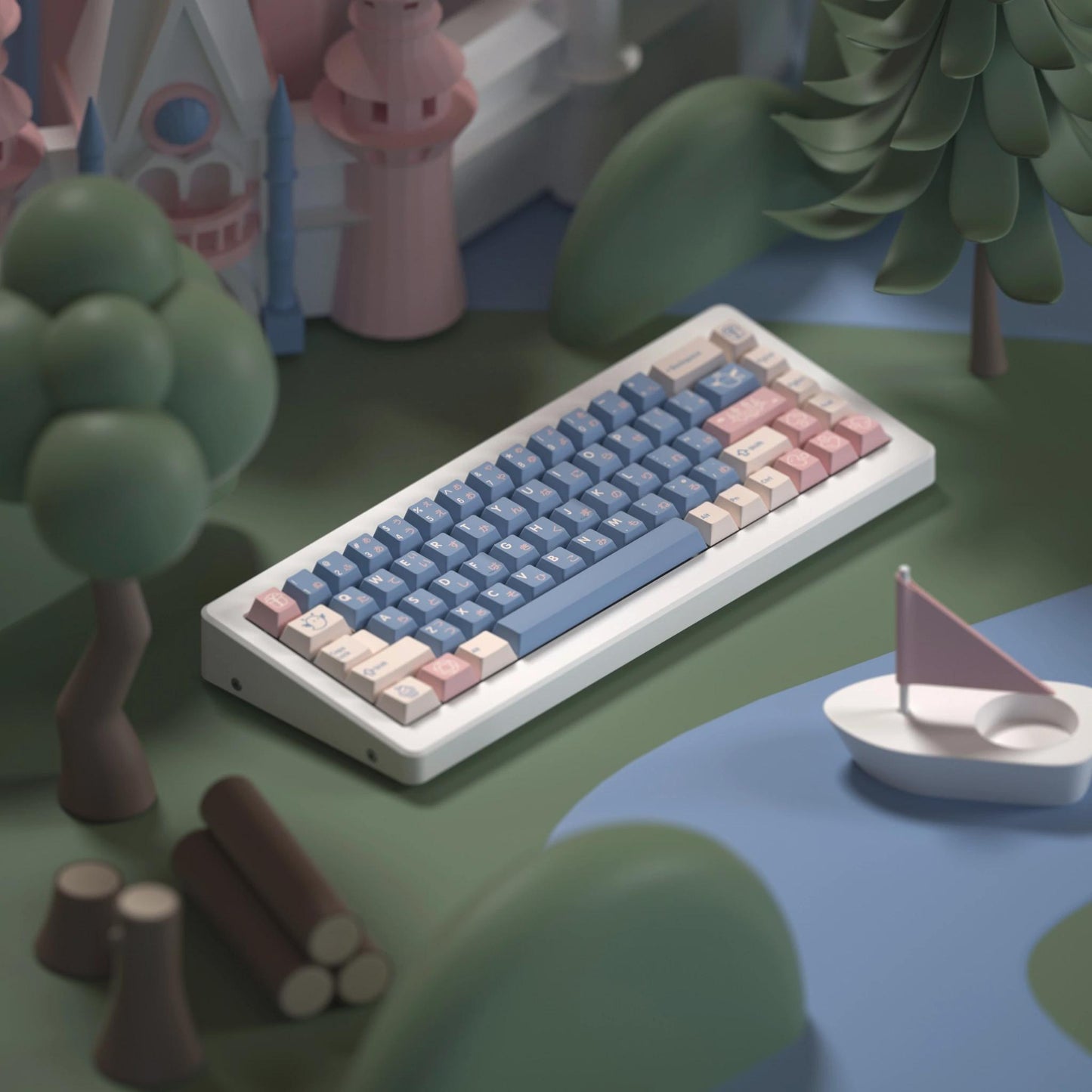 Domikey Gift Triple Shot Keycaps