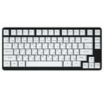 Load image into Gallery viewer, Cherry Profile Black on White Japanese Keycap Set
