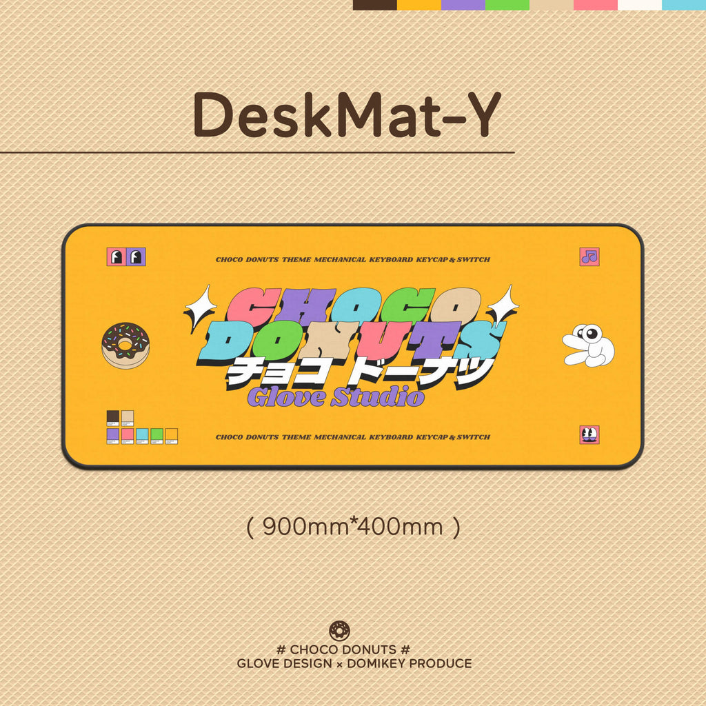 [Interest Check] GLOVE X DOMIKEY Choco Donuts Keycaps