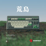 Load image into Gallery viewer, Domikey Cherry Profile Doubleshot Deserted Island Keycaps
