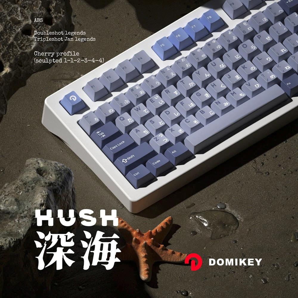 Domikey Cherry Profile Doubleshot Hush Keycaps