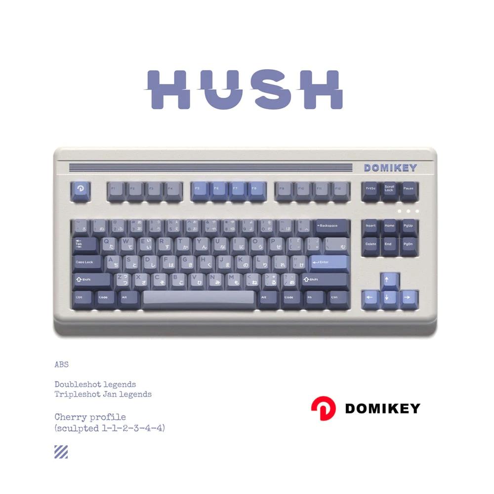 Domikey Cherry Profile Doubleshot Hush Keycaps
