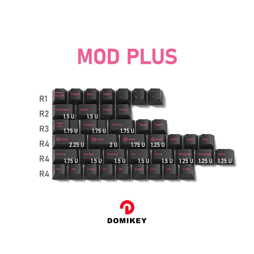 Domikey Cherry Profile Doubleshot Miami Night Keycaps