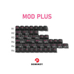 Load image into Gallery viewer, Domikey Cherry Profile Doubleshot Miami Night Keycaps
