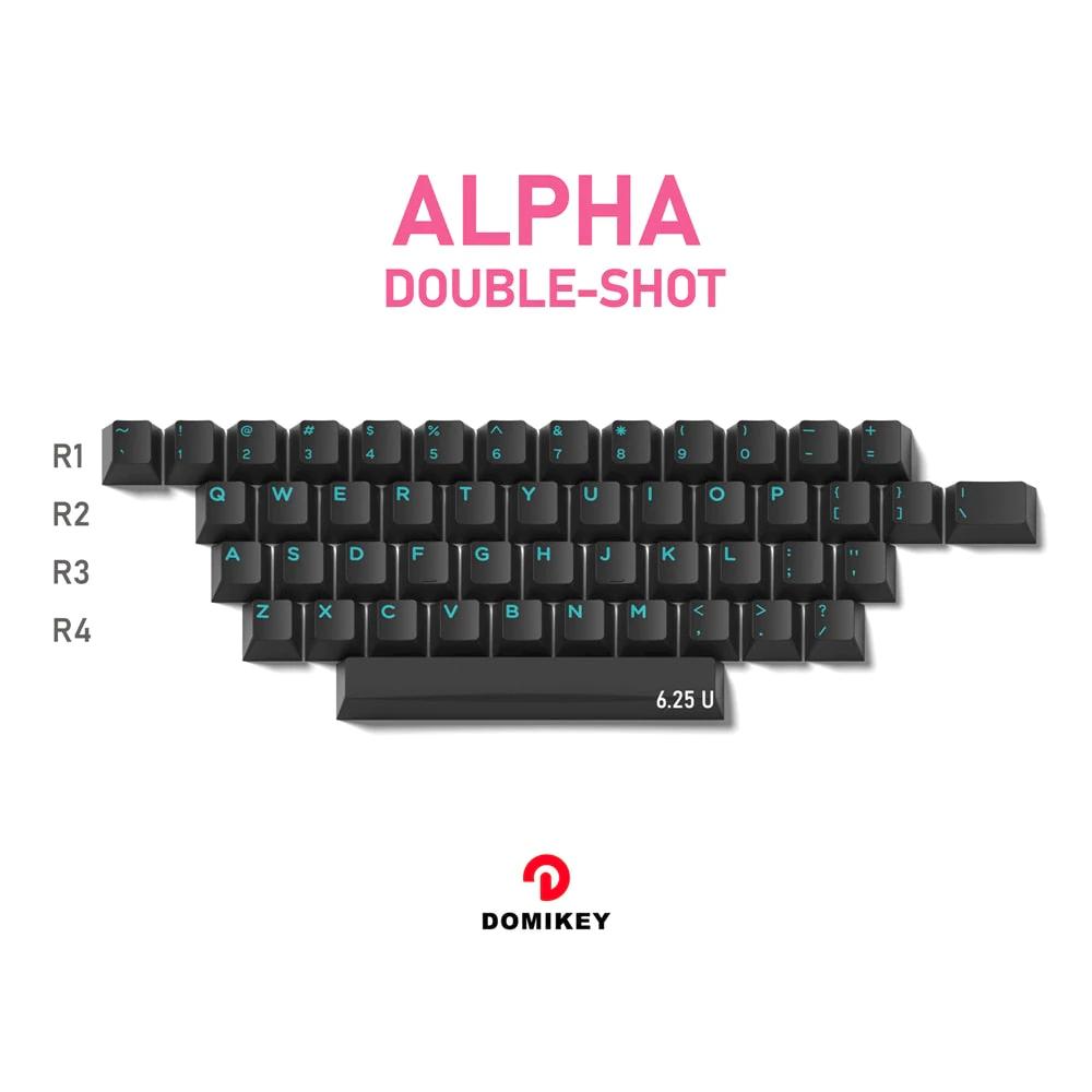 Domikey Cherry Profile Doubleshot Miami Night Keycaps