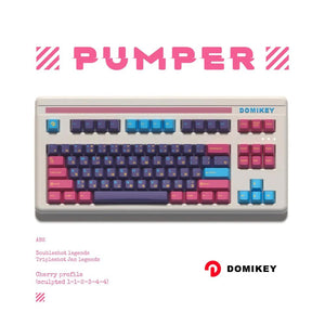 Domikey Cherry Profile Doubleshot Pumper Keycaps