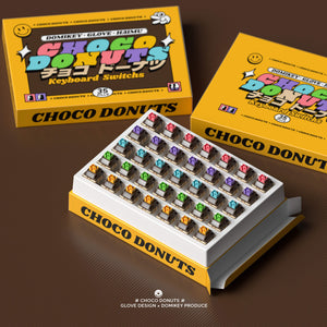 [Interest Check] GLOVE X DOMIKEY Choco Donuts Keycaps