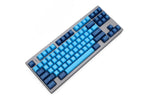 Load image into Gallery viewer, Domikey SA Profile Doubleshot Blue Wave Keycaps
