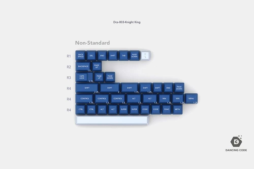 Domikey SA Profile Doubleshot Knight King Keycaps