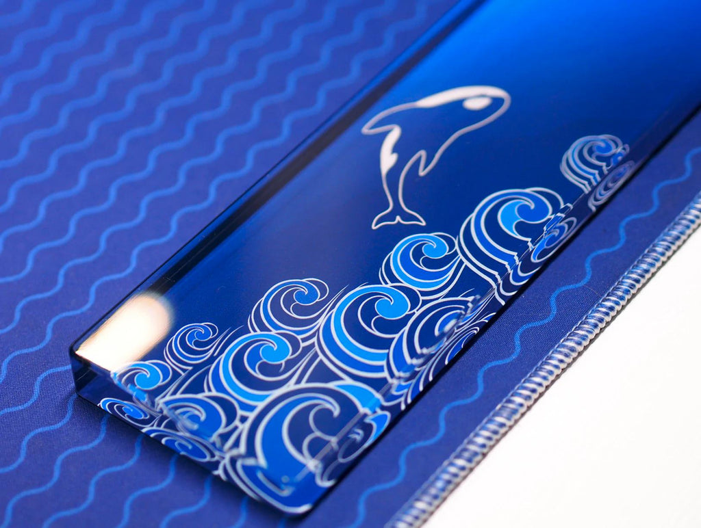 DOMIKEY X INKY Silent Sea Cherry Profile Triple-Shot Keycaps Extras