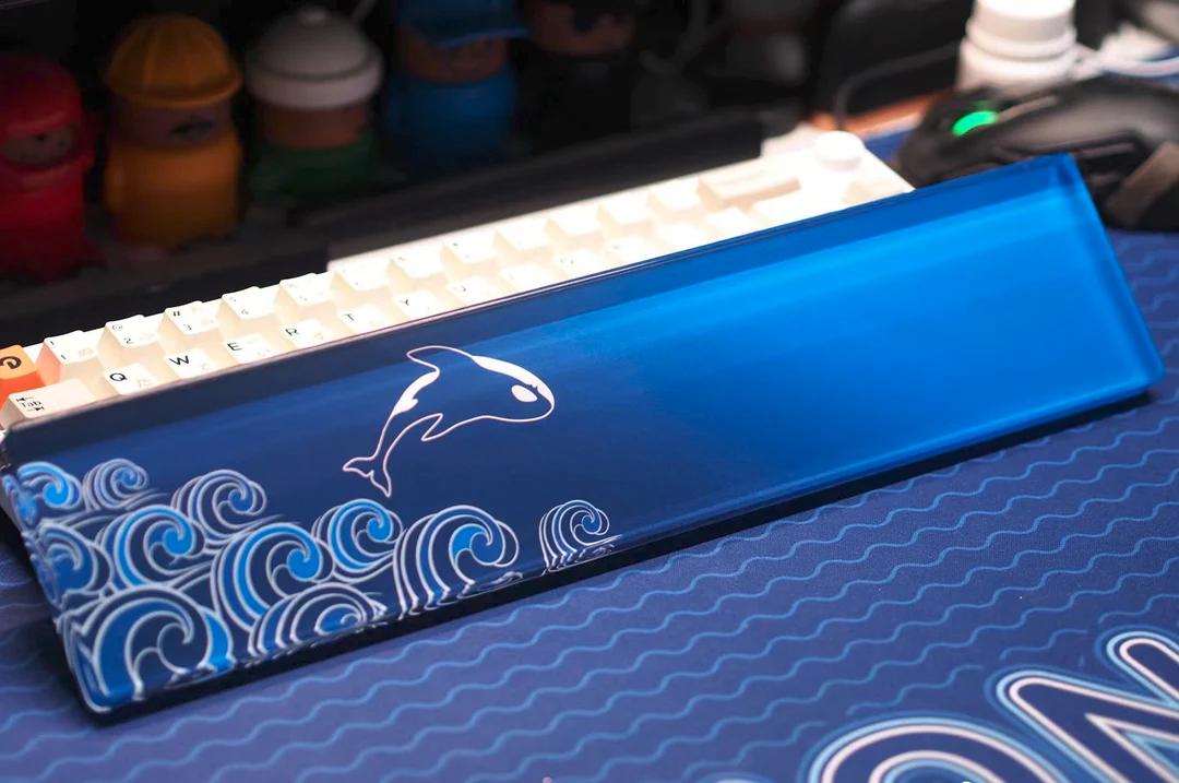 DOMIKEY X INKY Silent Sea Cherry Profile Triple-Shot Keycaps Extras