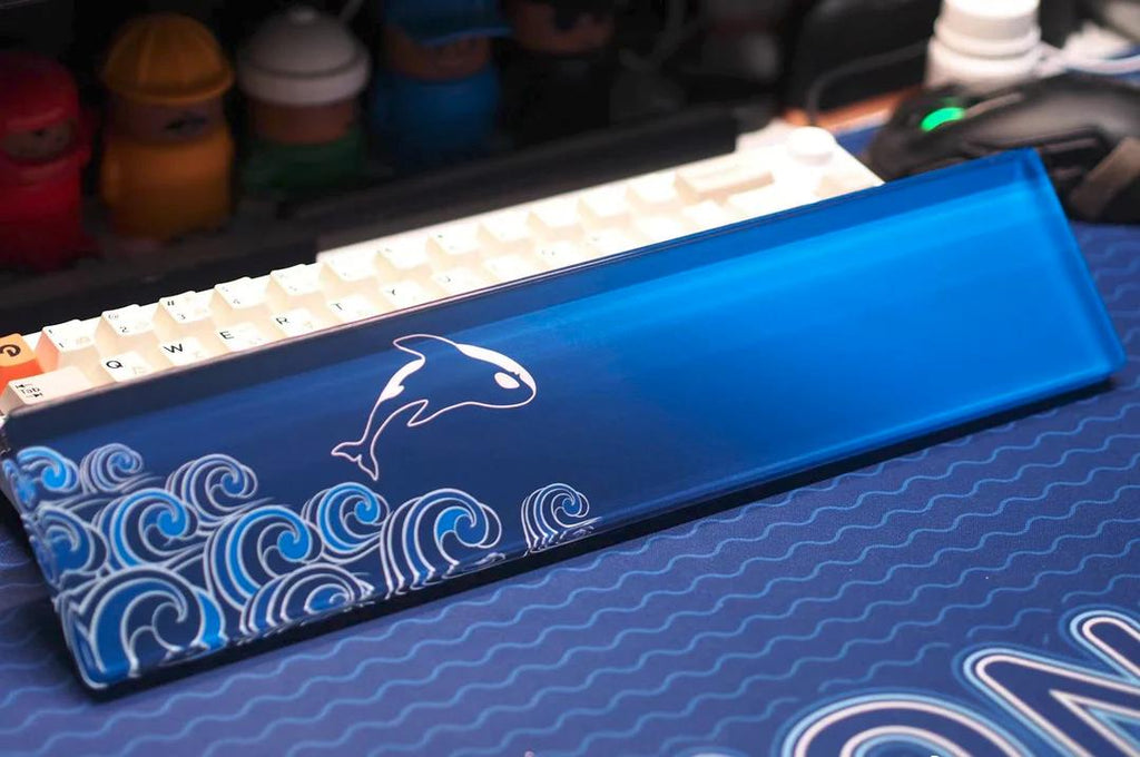 DOMIKEY X INKY Silent Sea Cherry Profile Triple-Shot Keycaps Extras