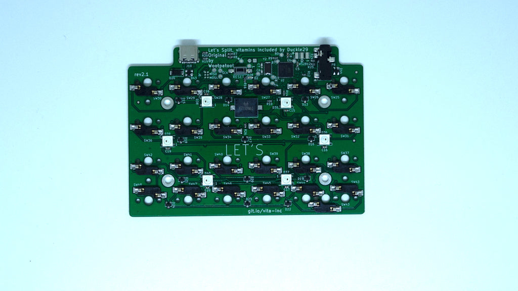 Vitamins Included PCB Rev 2.1 (Let's Tango PCB)