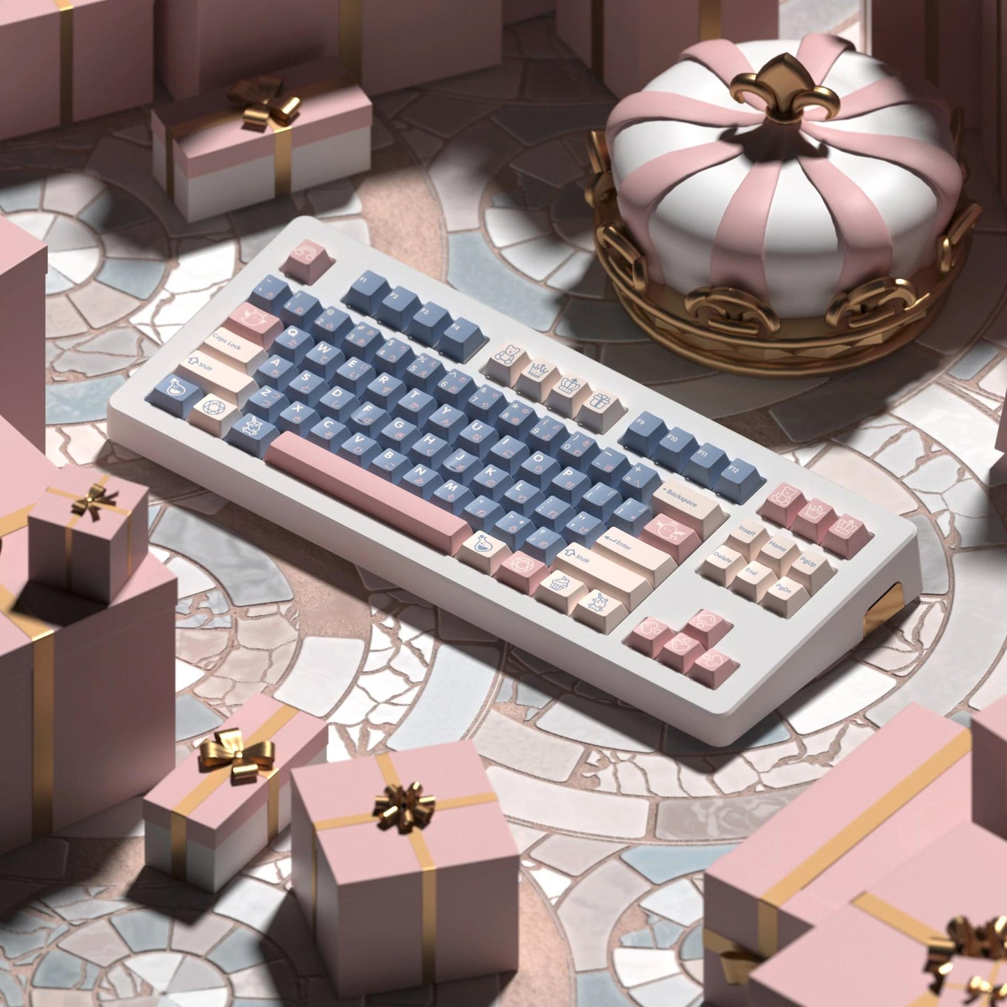 Domikey Gift Triple Shot Keycaps