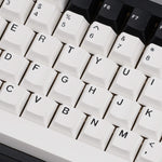 Load image into Gallery viewer, EnjoyPBT ABS Doubleshot Black &amp; White Mechanical Keyboard Keycaps
