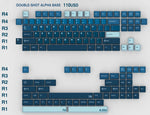 Load image into Gallery viewer, DOMIKEY X INKY Silent Sea Cherry Profile Triple-Shot Keycaps Extras
